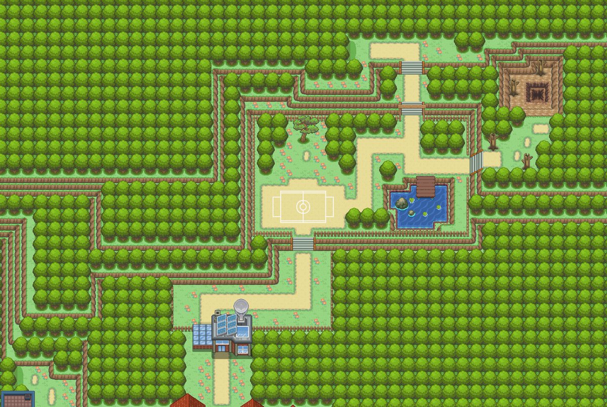 Pokémon Epitaph <a href="/PokemonEpitaph/">Pokémon Epitaph</a> revealed their reworked starting town: Berkana Town 🌸💐🌺
#pokemon #fangame