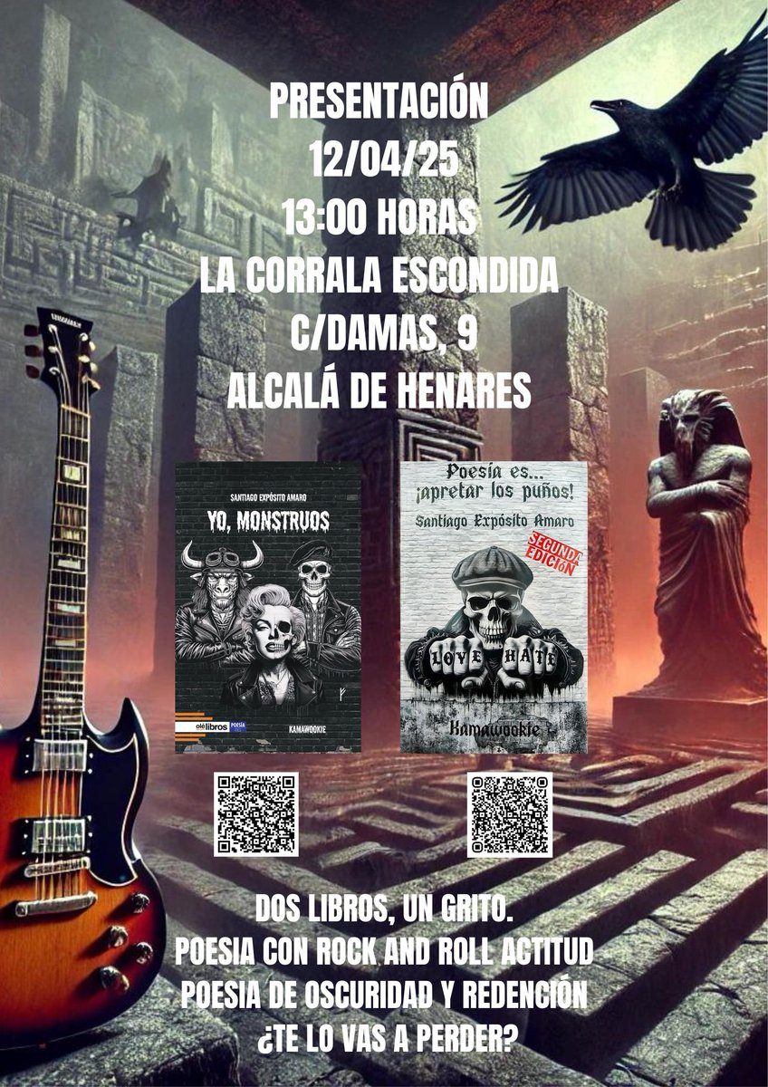 kamawookie's tweet photo. #rockfm #mariskalrock #revistarollingstone #poesiarock #poesiamaldita #poesiacontemporanea #olelibros #yomonstruos #domiducalibreros #poesiaesspretarlospuños #AlcalaDeHenares #Queleer #lecturasrecomendadas #librosymaslibros #cultura #poesia https://t.co/7W3myqAXwQ