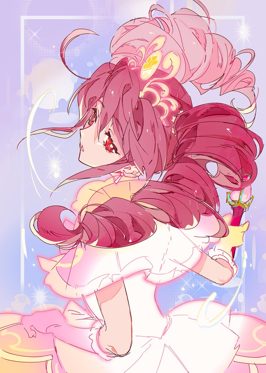 #ふたご姫
#ふしぎ星のふたご姫
#ファイン
🌸④
♬Happy birthday，Princess Fine♬
——
✨