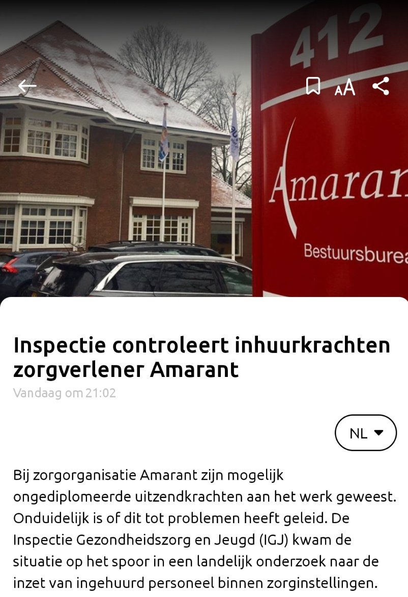Tja, <a href="/stgamarant/">Amarant</a> had ook gewoon gemotiveerde leerlingen aan kunnen nemen als ze echt zo krap zitten met personeel, maar die wijzen ze dan af...... <a href="/Amarantwerkt/">Werken bij Amarant</a>