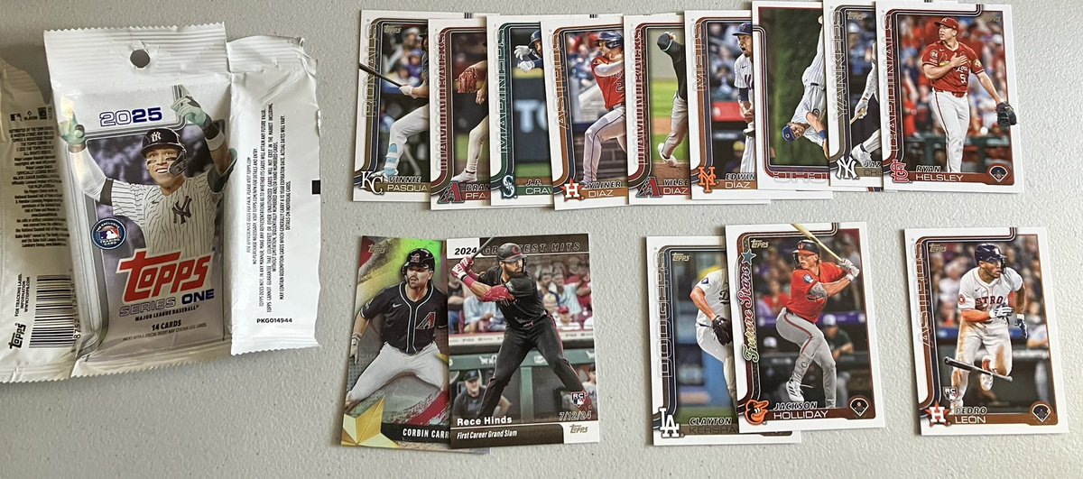 Thank you <a href="/RickCanale/">Rick Canale</a> for the OD pack of cards. I rarely open new packs of cards so this was such a pleasure.  My 9 year old (no interest in sports or cards) opened them with me and enjoyed it as much I did. He loved the Carroll insert.
Thank you so much for thinking of me!