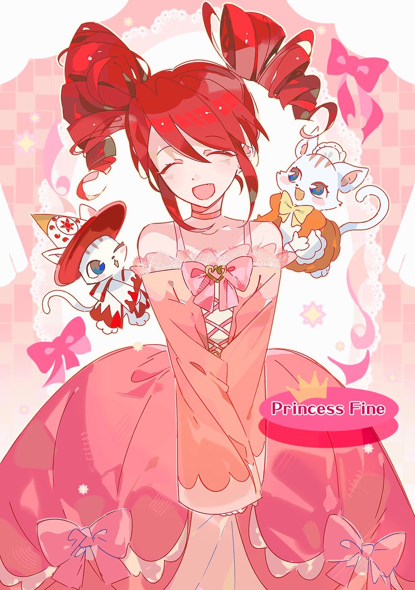 #ふたご姫
#ふしぎ星のふたご姫
#ファイン
🌸⑤
♬Happy birthday，Princess Fine♬
——
😸