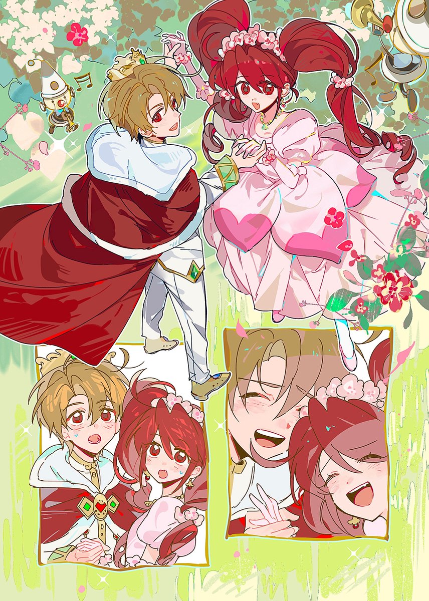 #ふたご姫
#ふしぎ星のふたご姫
#ファイン
#宝赤
🌸⑦
♬Happy birthday，Princess Fine♬
——
🥯