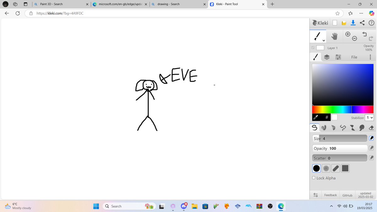 We #Tomagatchis are a very creative bunch <a href="/EveToma_VT/">Eve Toma 🖥️💙🪽 | Cyber A.I Angel</a> #Tomagatchiart #stickfigure