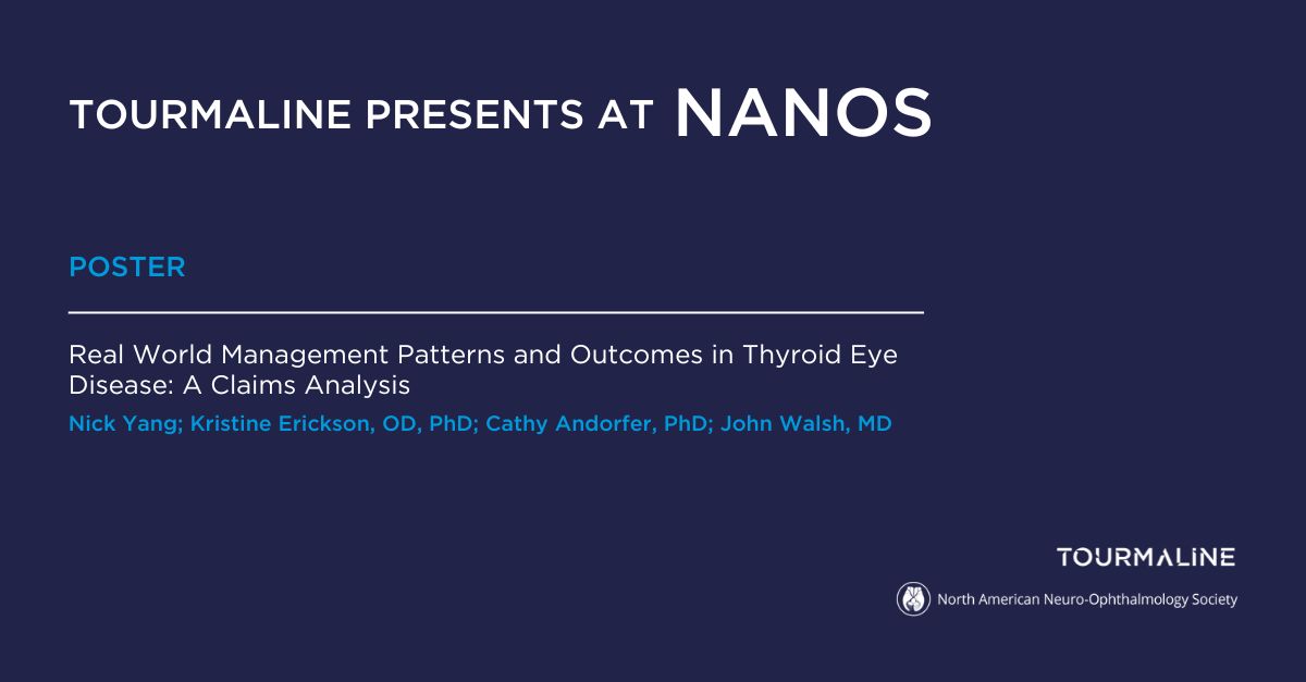 We recently presented real-world data at #NANOS2025, highlighting the complexity of TED symptoms, patient journey, and management. Our findings emphasize the need for therapies that holistically address TED symptoms and improve care access. Learn more: bit.ly/427wQ90