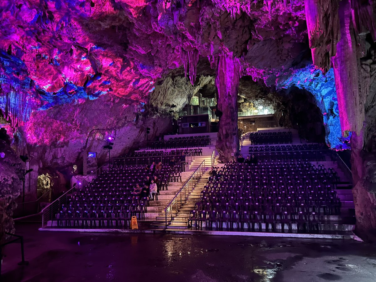 Conor Sharkey (@conorsharkeysc) on Twitter photo Visited St Michael’s Cave in Gibraltar today. An amazing experience, physically and spiritually. A natural amphitheatre. I asked has anyone famous performed here. “The Irish funny man <a href="/daraobriain/">Dara Ó Briain</a> has been here,” said our taxi driver.
As a fan, it made me smile muchly. Visited St Michael’s Cave in Gibraltar today. An amazing experience, physically and spiritually. A natural amphitheatre. I asked has anyone famous performed here. “The Irish funny man <a href="/daraobriain/">Dara Ó Briain</a> has been here,” said our taxi driver.
As a fan, it made me smile muchly.