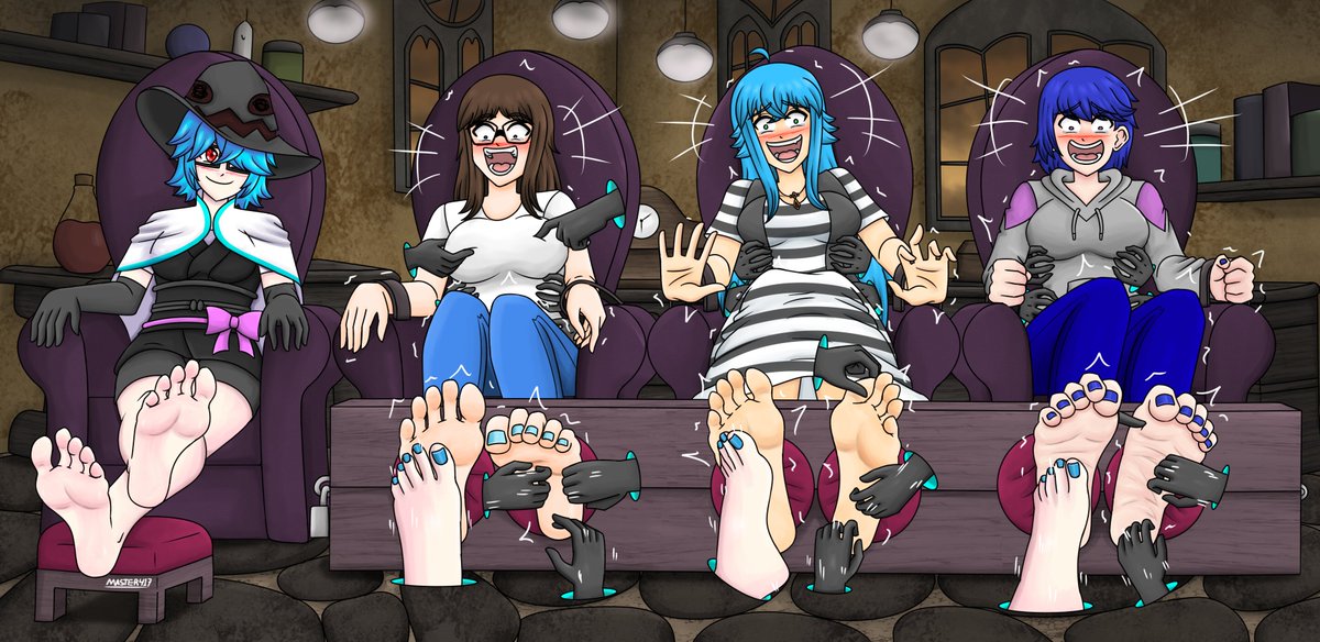 seems a new magic user appeared and is looking to have fun    

wanna see more like this?  go to my profile and check the Bio! ^^    

#tickling #oc abigail eria ale codricor1 master417