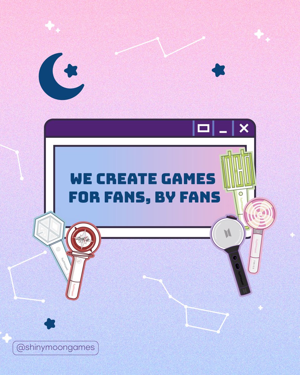 At Shiny Moon Games, we’re crafting experiences K-pop fans can live! 💫

🎮 Immersive K-pop-inspired games
📖 Emotional storytelling
🌍 Interactive worlds where your choices matter
Our first game is coming… just for you! 💜 Stay tuned!
#kpop #kpopidol #kpopfan #gamedev