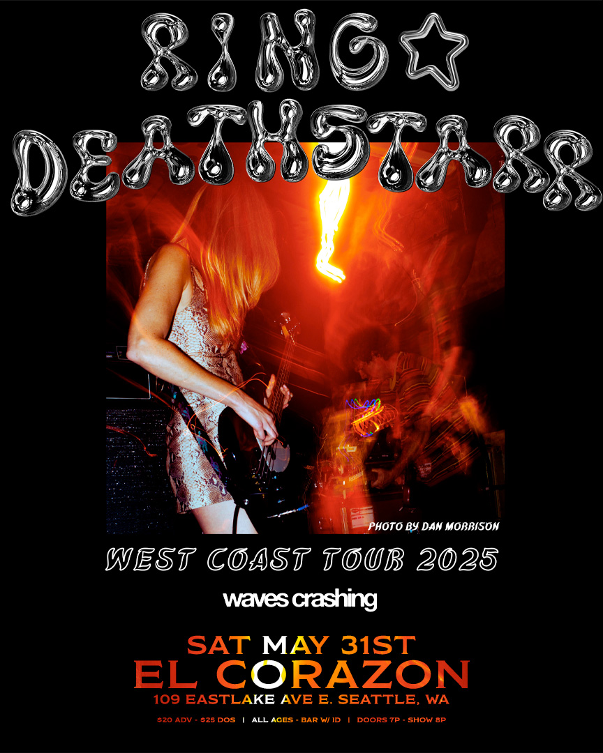 Saturday, May 31, 2025 - Ringo Deathstarr, Waves Crashing, plus Guests, at El Corazon!

Get your tickets now!

wl.seetickets.us/event/ringo-de…