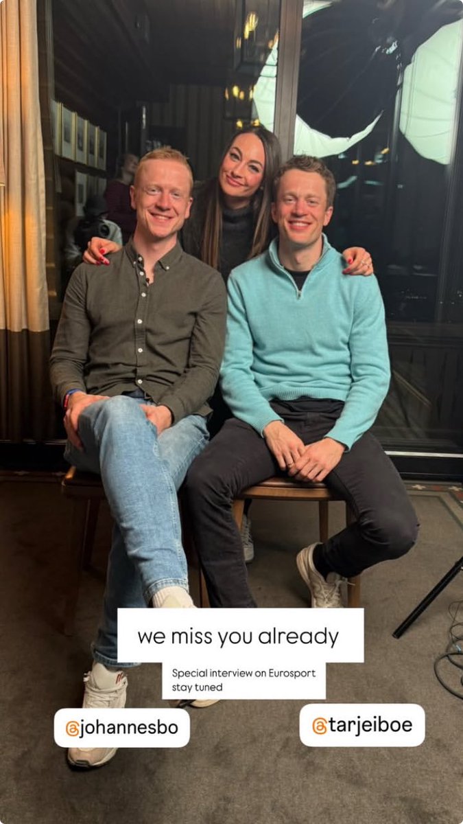 The legends 🇳🇴 🇮🇹 #JBoe #TBoe #Wierer #biathlon #interview #Eurosport