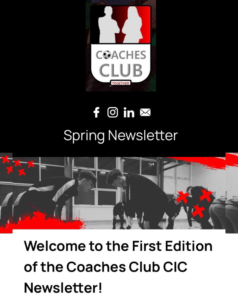 Wow here it is , our first Newsletter 

We have lots going on so have a look and see if we can help you😎👀👀👇👇👇

<a href="/BirminghamFA/">Birmingham County FA</a> <a href="/cimspa/">CIMSPA</a> <a href="/sported_UK/">Sported</a> 
<a href="/playtheirway/">playtheirway</a> 

preview.mailerlite.io/preview/133992…