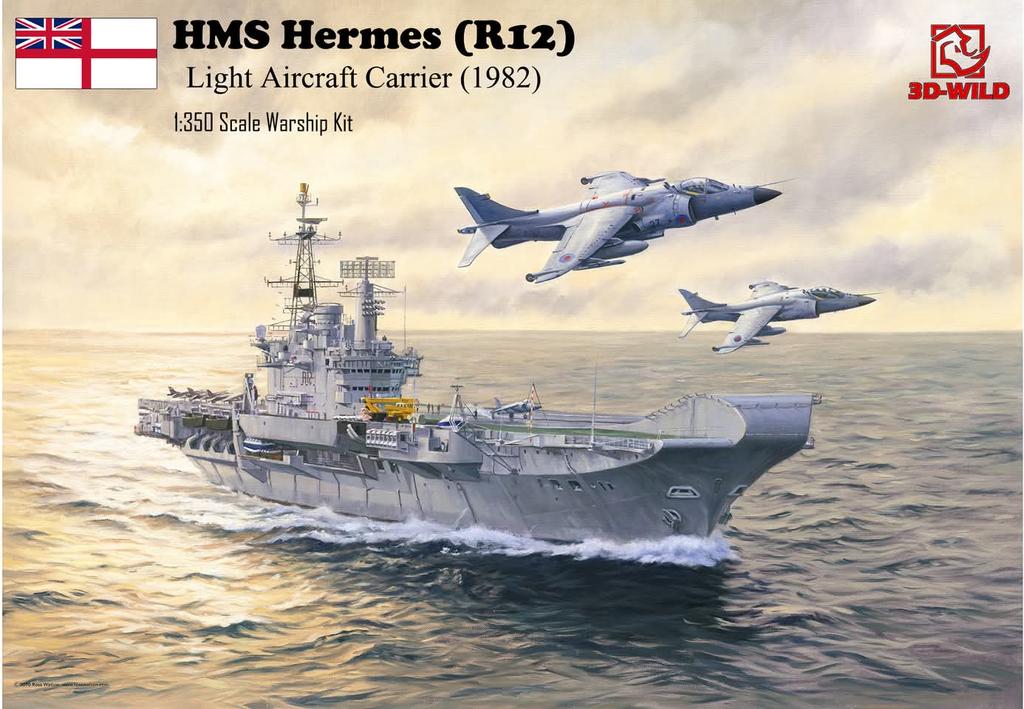 ModelingDutchmn's tweet image. Announced: ThreeD Wild scale 1/350 HMS Hermes R12