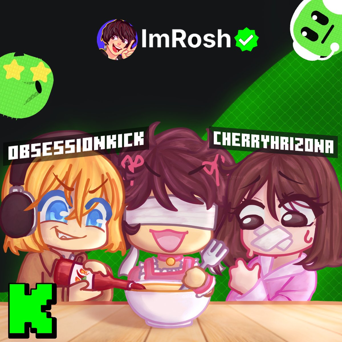 Rosh (@roshtw) on Twitter photo NOS VEMOS 6 PM 🇲🇽 CDMX 🇲🇽 En <a href="/KickEspanol/">Kick 🔜 En vivo desde Comic Con Colombia</a> 💚
COCINAREMOS UNA LASAÑA SIN PODER VER, ESCUCHAR NI OIR ft. <a href="/obsessionTwitch/">ObsessionVR</a> <a href="/CherryAhrizona/">cherry 🍜</a> 👩🏻🍳
VEN A VER COMO ME DEBUTAN kick.com/imrosh NOS VEMOS 6 PM 🇲🇽 CDMX 🇲🇽 En <a href="/KickEspanol/">Kick 🔜 En vivo desde Comic Con Colombia</a> 💚
COCINAREMOS UNA LASAÑA SIN PODER VER, ESCUCHAR NI OIR ft. <a href="/obsessionTwitch/">ObsessionVR</a> <a href="/CherryAhrizona/">cherry 🍜</a> 👩🏻🍳
VEN A VER COMO ME DEBUTAN kick.com/imrosh