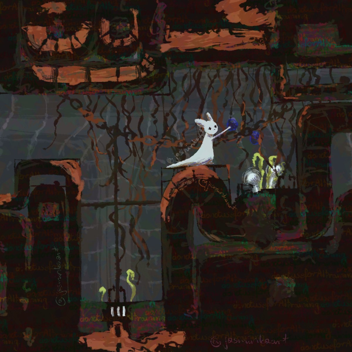 I actually really really love this room in Drainage #RWArtMonth day 19, Drainage System!