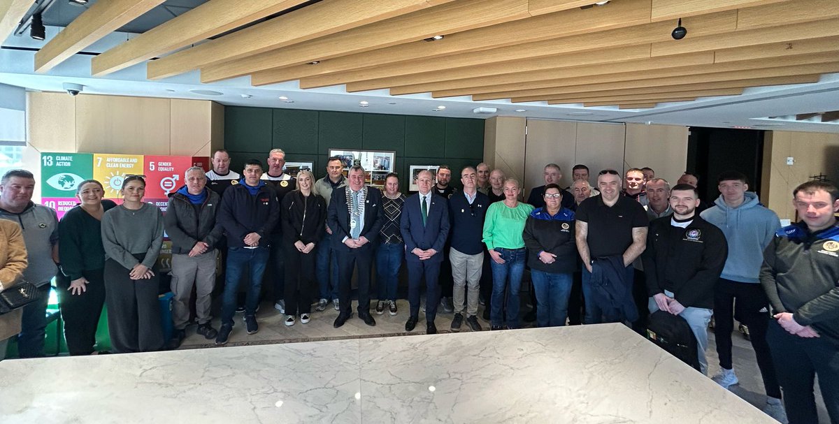Fergal Mythen - Ambassador of Ireland to the UN (@irelandambun) on Twitter photo Delighted to welcome <a href="/cavancoco/">Cavan County Council</a>–including the county’s emergency response teams, firefighters & Gardaí–to the Irish Mission.
We discussed 🇮🇪’s longstanding contribution to <a href="/UNPeacekeeping/">UN Peacekeeping</a>, which has involved members of <a href="/defenceforces/">Óglaigh na hÉireann</a> & An Garda Síochána. Delighted to welcome <a href="/cavancoco/">Cavan County Council</a>–including the county’s emergency response teams, firefighters & Gardaí–to the Irish Mission.
We discussed 🇮🇪’s longstanding contribution to <a href="/UNPeacekeeping/">UN Peacekeeping</a>, which has involved members of <a href="/defenceforces/">Óglaigh na hÉireann</a> & An Garda Síochána.