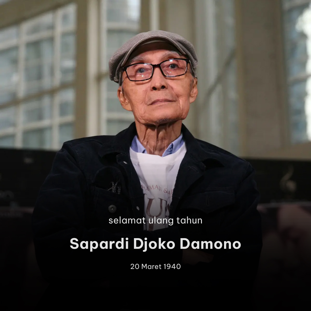 Yang fana adalah waktu, engkau abadi.

Selamat ulang tahun, Eyang Sapardi❤️