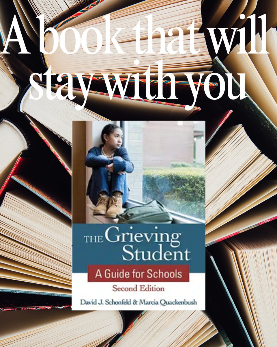 Dive into this insightful guide co-authored by NCSCB Director Dr. David Schonfeld and Marcia Quackenbush, an essential read for educators navigating the delicate issue of student grief and its impact on academic and social life.

schoolcrisiscenter.org/resources/book…