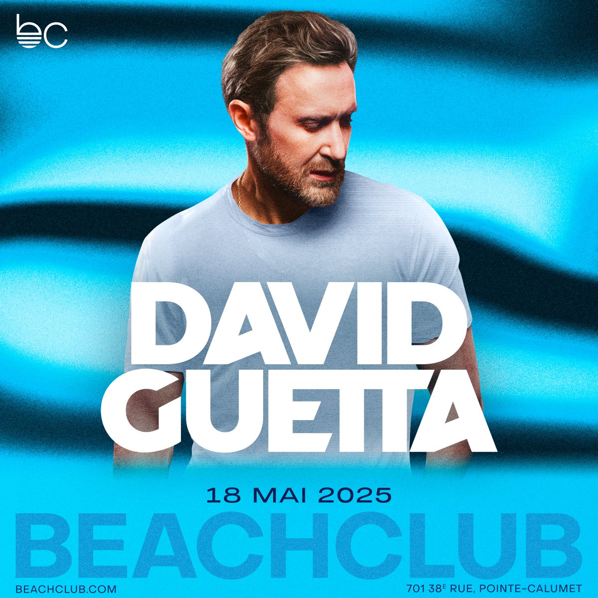 De retour au BEACHCLUB de Montréal le 18 mai prochain!! 
La prévente ouvre à 10h EDT demain, pour vous inscrire ➡️ laylo.com/davidguetta/Ca…