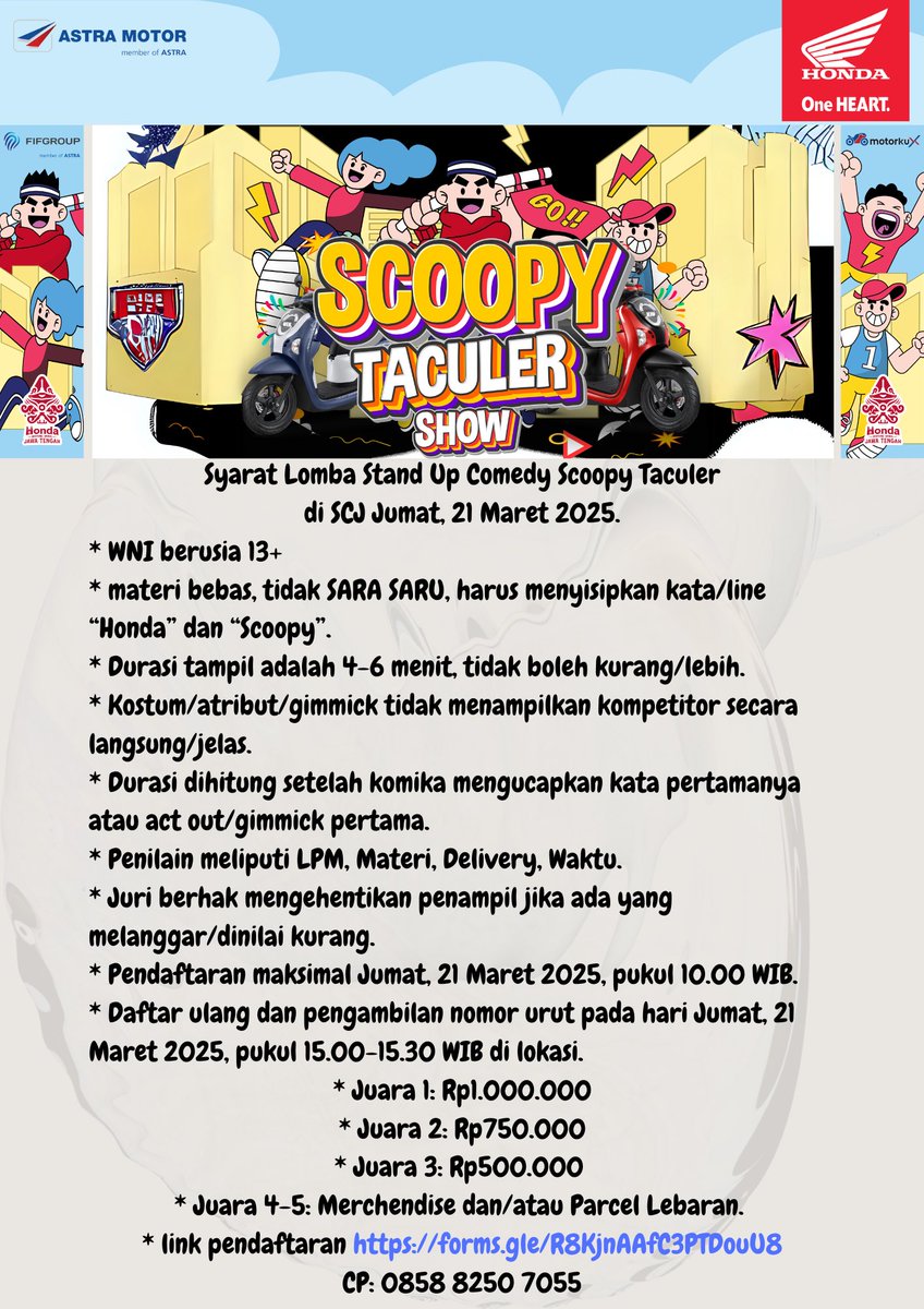 Ada lomba stand up comedy