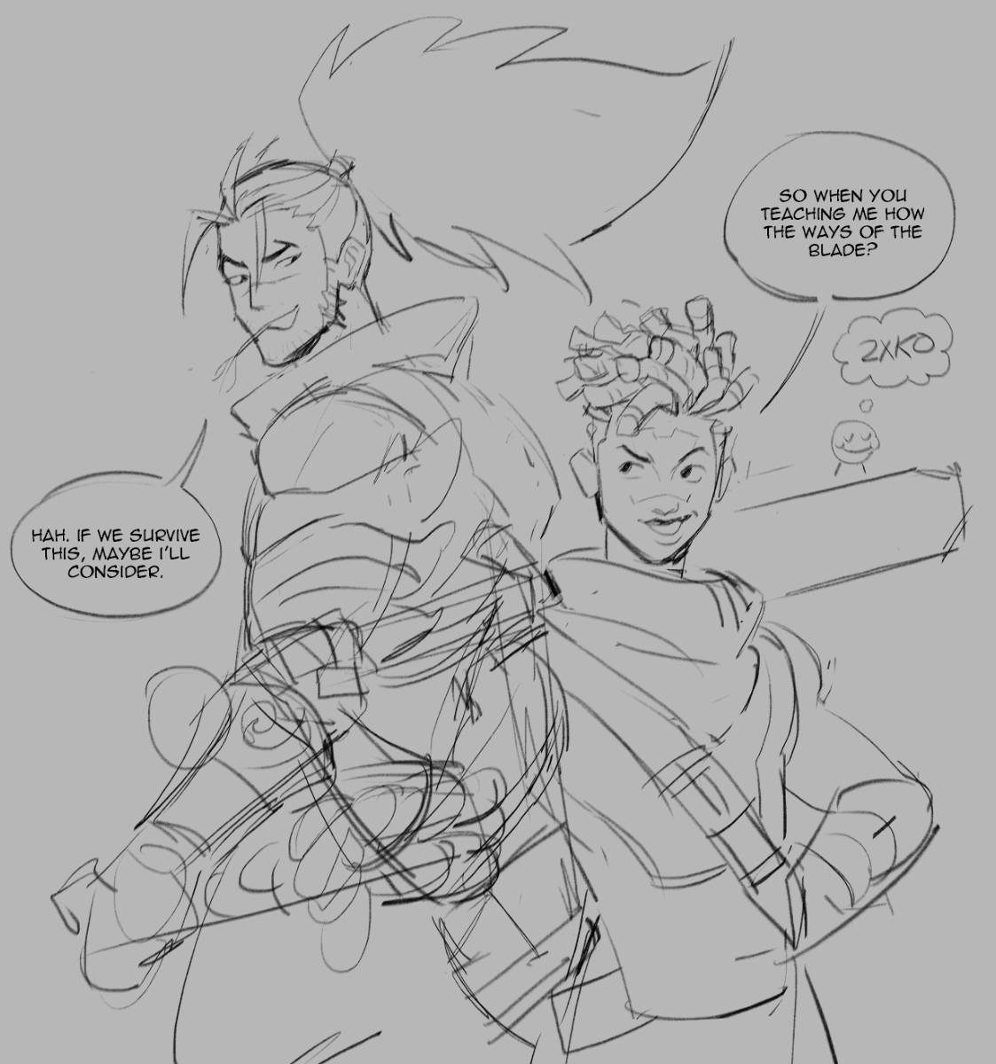 damn i miss drawing ekko actually 