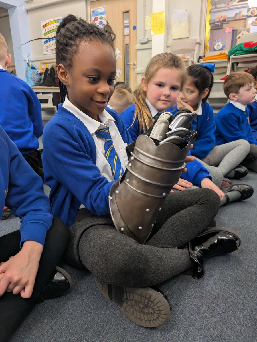 SMCPWednesbury's tweet photo. Year 1 had a brilliant Castles &amp; Kingdoms experience day! 🏰⚔️They explored artefacts, medical jousting, role play, medieval dancing, &amp; more—bringing history to life! The day ended with a fantastic parent showcase. What a way to learn! 👑✨ #HistoryComesToLife #CastlesAndKingdoms https://t.co/AFfH3Jgw7S