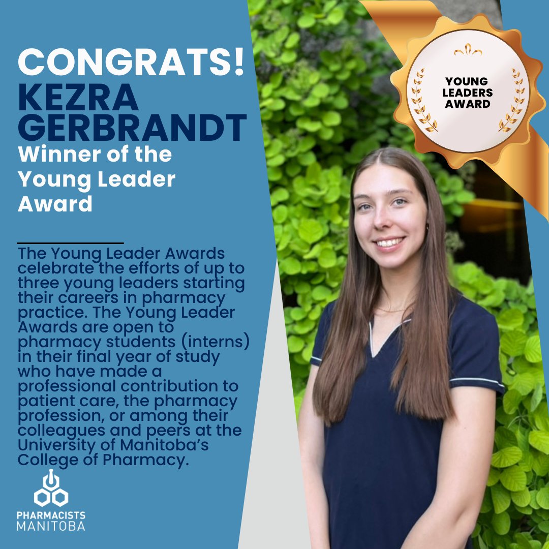 Congratulations Kezra Gerbrandt, the Young Leader Award winner!

Click here to read Kezra's full biography: ow.ly/XOHP50Vg7Fr