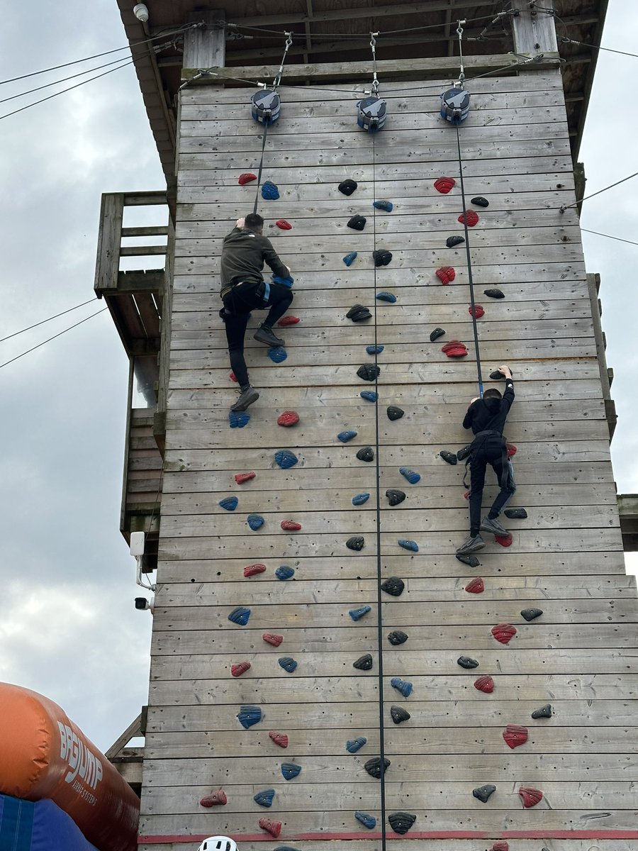 After a safe and sunny journey, we’ve arrived at Llangrannog and gone straight into activities including quad bikes, climbing, zip line and bag drop! #nurture 💚