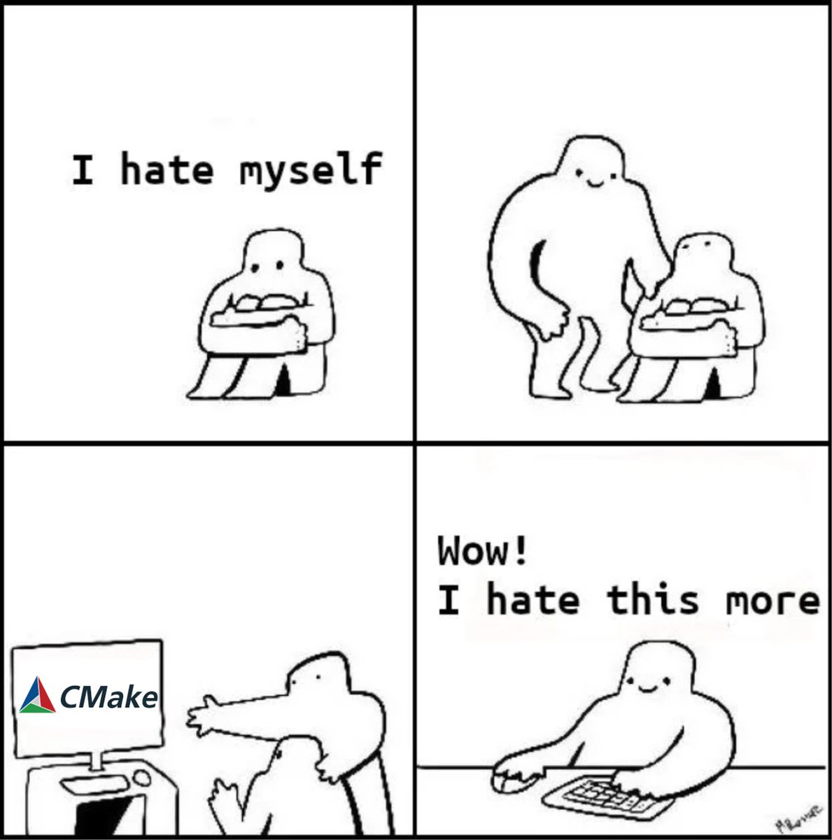 ludwigABAP's tweet image. I hate CMake I hate CMake I hate CMake I hate CMake I hate CMake