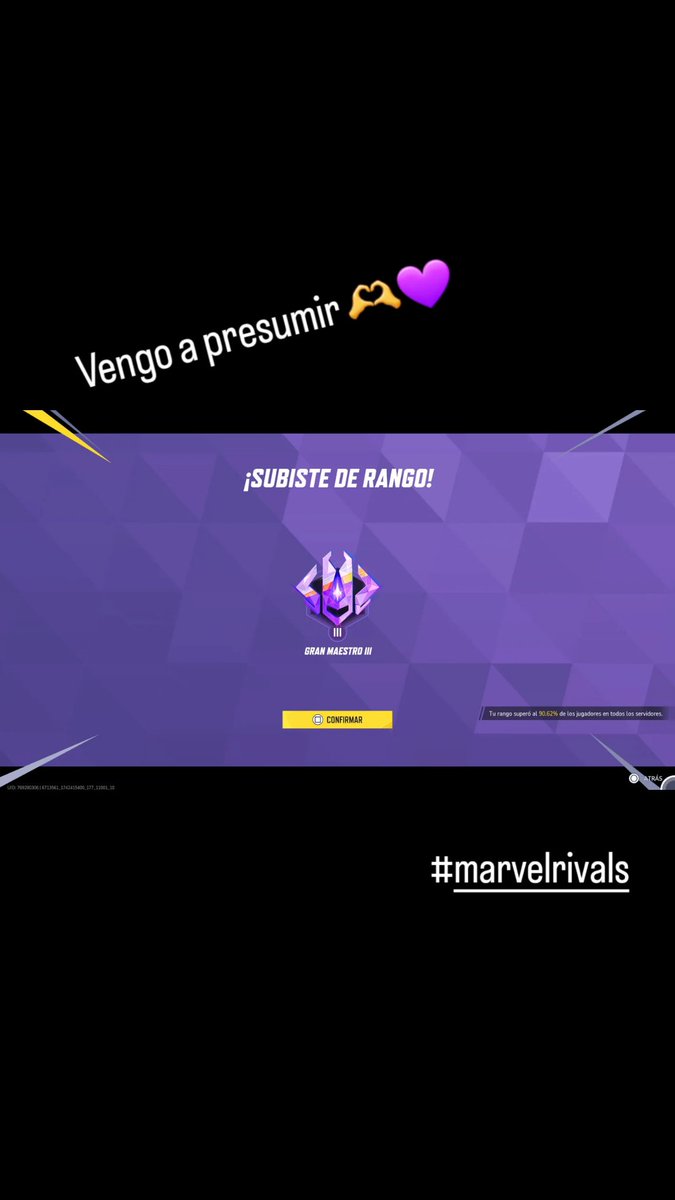 ClaulynGames's tweet photo. Rumbo a Celestial #MarvelRivals #granmaster #gamergirl #ps5 https://t.co/L51Qsjv4bX