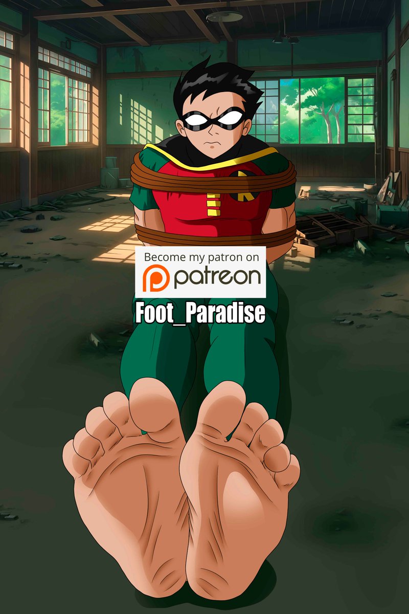 FootParadiseArt's tweet photo. Robin is in trouble and needs you to rescue him! Or you could tickle those feet first! 🤭
The other versions are available on pqtreon 🤤 https://t.co/Ypl5xBVAS9