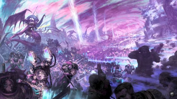 Los hijos del Emperador son la III legión astartes. Antaño gloriosos y ahora retorcidos más allá de todo reconocimiento.