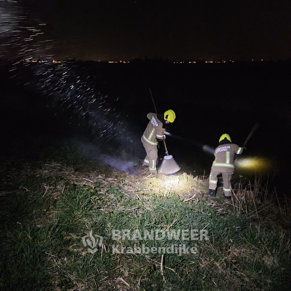Buitenbrand op Waarde veroorzaakt rookoverlast