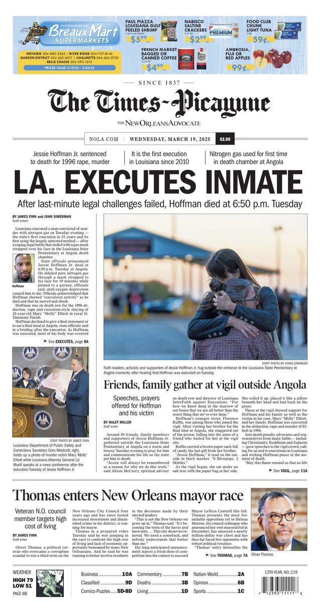 Today’s Times-Picayune | <a href="/NOLAnews/">NOLA.com</a>