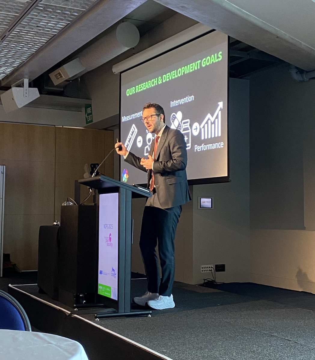 NZPainSoc's tweet photo. @prof_hutchinson opening #NZPS25 with the Patrick Wall Lecture. A paradigm shift on how psychoneuroimmune changes impact pain and learning https://t.co/d4n9z6SXL3