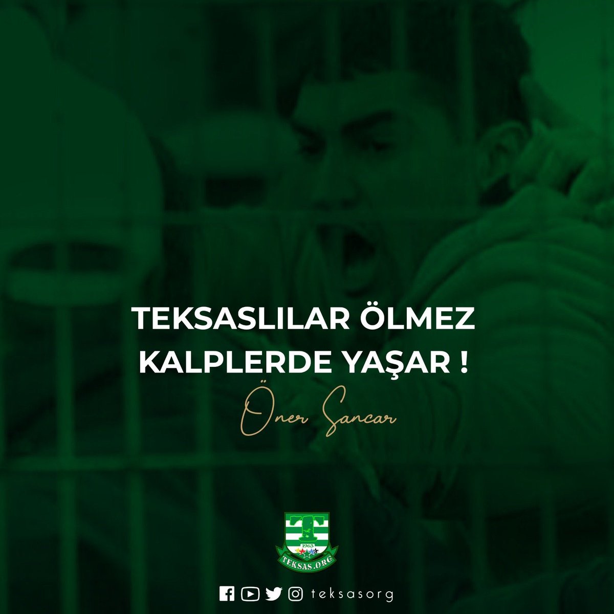 Teksaslılar Ölmez Kalplerde Yaşar! 
Öner Sancar'ın vefatının 17.yılında rahmetle anıyoruz.