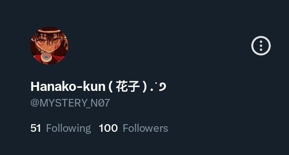 MYSTERY_N07's tweet photo. oh wait ... im so famous ! holy tsuchigomori
on a stick— thanks to everyone for the
100 followers ! wish i could do something
special for the occasion ...

regardless, thanks ! i really should start
using this phone more often ... i will, soon !
don't miss me too much ! https://t.co/C8qIfhwbXZ