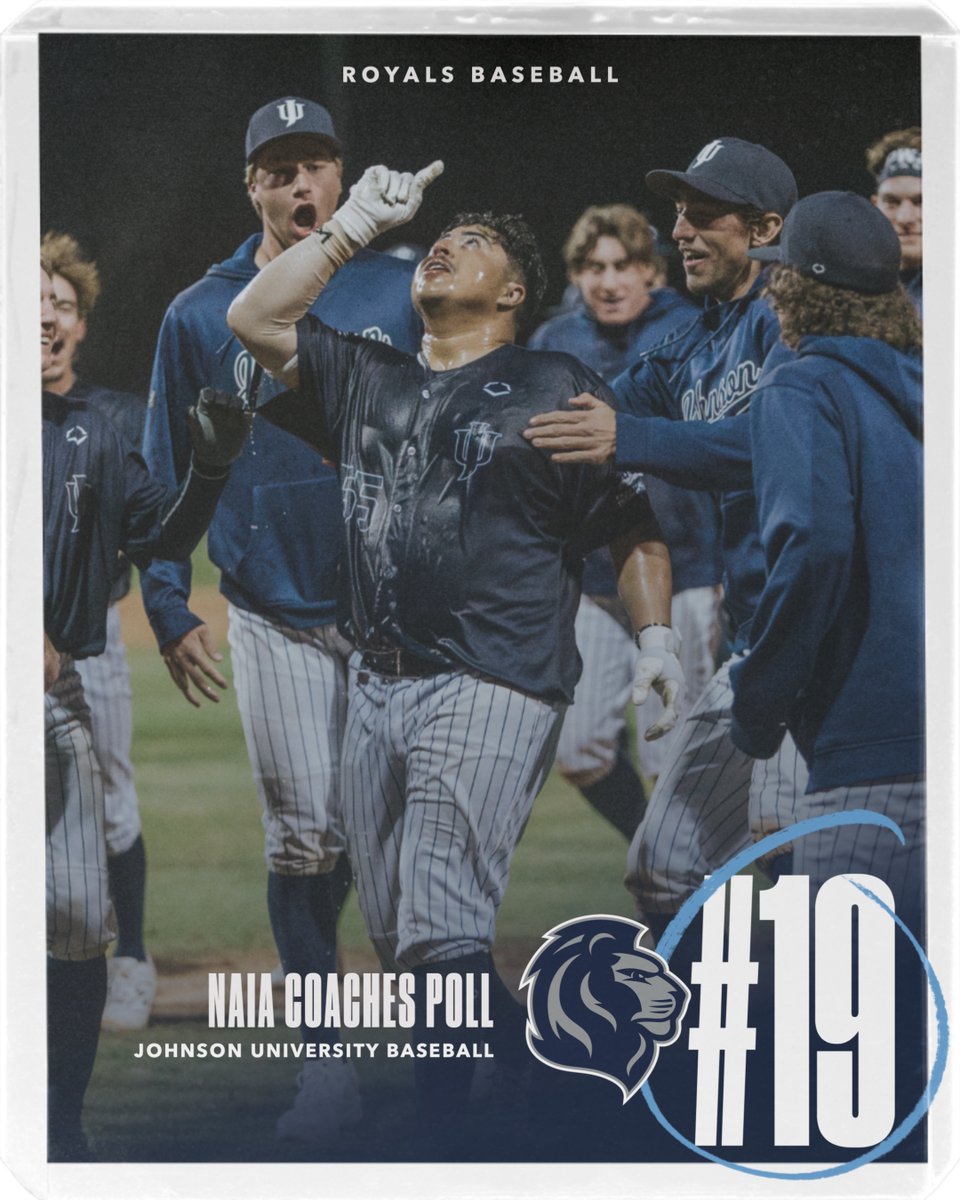 Moving up the ranks⬆️

Your Royals are ranked #19 in the nation in the latest NAIA Coaches' Poll! Click the article below to see the full rankings.

📰t.ly/LgdSO

#RaiseTheRoar | #ForTheU