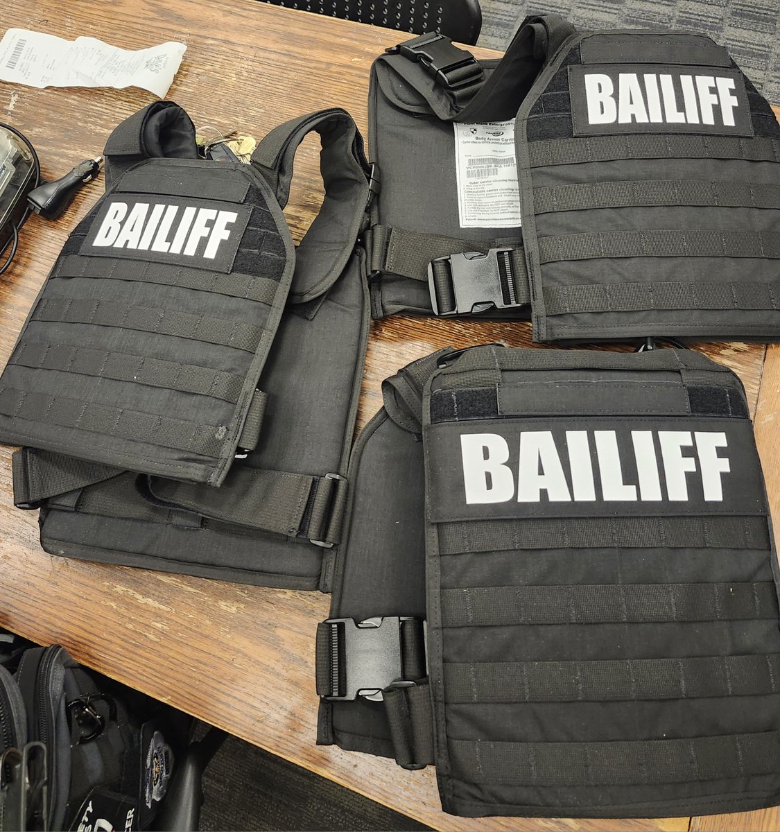 USDSA's tweet photo. The USDSA awarded the Cleveland Municipal Court Housing Bailiffs in Ohio with Rifle Plates / Active Shooter Kits. https://t.co/6LDuosBcwg
