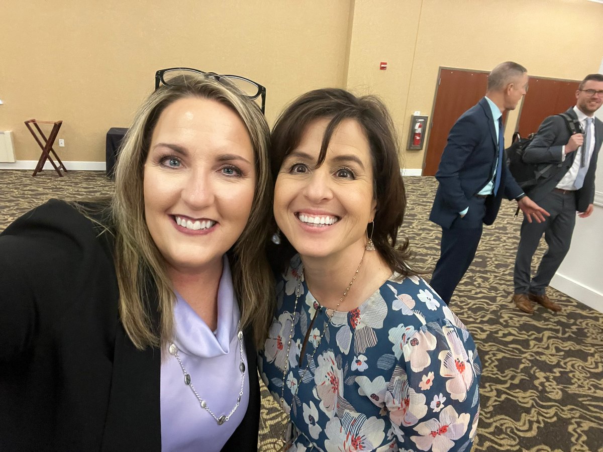 Mrs. Shutt and Mrs. Creek represented BSMS today as our Bulldogs C.A.R.E program got recognized by Shippensburg University’s Study Council!  ♥️💛 #BSMSrocks 

*An added bonus is running into former grad. friends/colleagues!