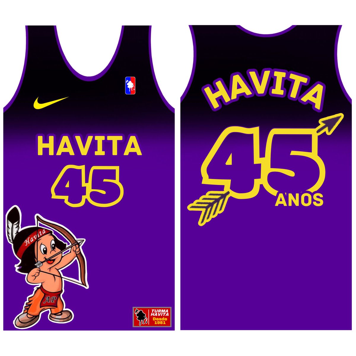 havitaturma1981's tweet photo. NOVO MANO MANTO NA ÁREA! 🫡🏹

CAMISA "HAVITA 45 ANOS", TODOS OS TAMANHOS DISPONÍVEIS, SERÁ ENTREGUE ANTES DA NOSSA PRIMEIRA REUNIÃO.

VALOR R$ 40,00 https://t.co/wffPmMCSXT