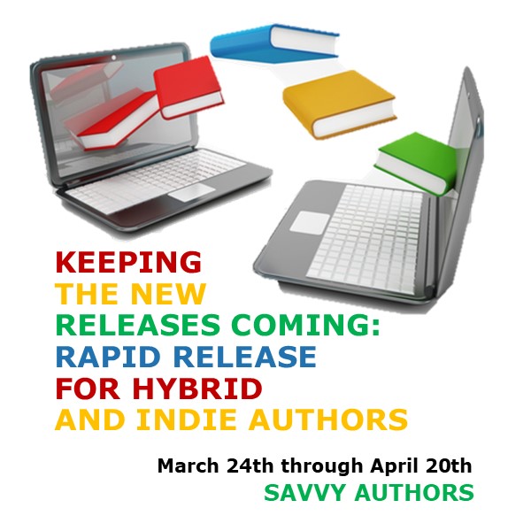 JBDaneWriter's tweet photo. STARTS MONDAY! REGISTER NOW!
Rapid Release! Keep the New Releases Coming!
March 24th through April 20th
Savvy Authors
https://t.co/8nWkbpxpxl
#writinggenrefiction #writingfiction #onlineworkshop #Independentpublishing #writingnonfiction #writingseries https://t.co/w3HssmAKx5