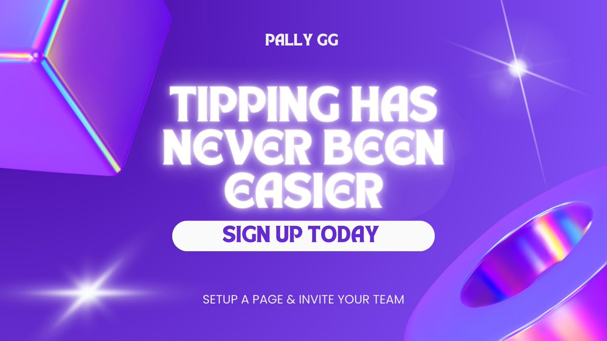Making tipping effortless 💜 Set up your page, invite your team, and start earning today!