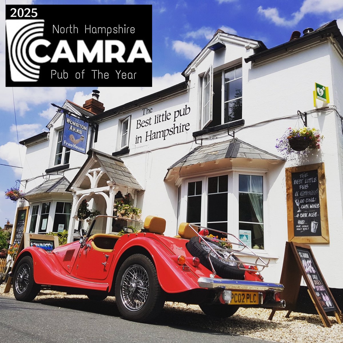 We did it. We are 2025 North Hampshire CAMRA Pub of the Year. 
With the most challenging of trading conditions in the 10 years I have been pulling pints, it’s amazing to see that our welcome, the Beer &amp; all the CAMRA judging criteria is deemed the best in our Area. 
❤️❤️🍺🍺