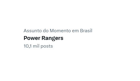 MegaPowerBrasil's tweet photo. Power Rangers nos Trending Topics com o anúncio da nova série que irá sair pelo Disney+.
#ThePowerIsOn https://t.co/4GT8cDkYyz