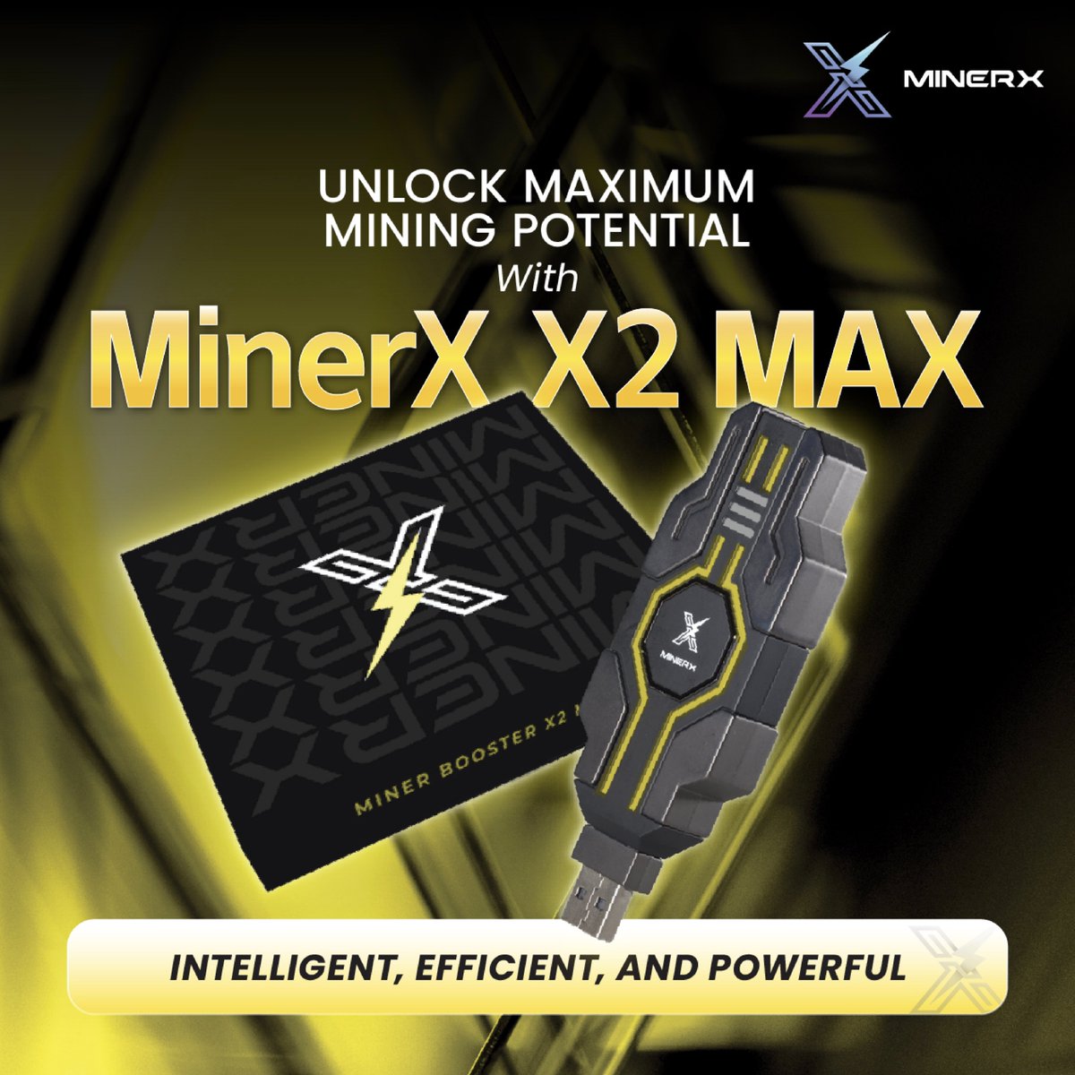 MinerX_Official's tweet photo. ๐น Unlock the Maximum Mining Potential with MinerX X2 MAX! ๐น
โก Intelligent. ๐ฅ Efficient. ๐ช Powerful.
Maximize your mining like never before!
#MinerX #X2MAX #CryptoMining #Blockchain #MiningEfficiency #FutureOfMining #MaxPower #Innovation https://t.co/DbFDpLWV3B
