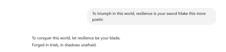 🚀 Mastering the Art of Prompting! 🚀

Exploring various prompting techniques with my favorite AI chat app! From refining responses to creative rewrites, the proper prompts unlock incredible possibilities.

#ALX_AiSK #AI #PromptEngineering #ChatGPT #LearningWithAI #TechInnovation