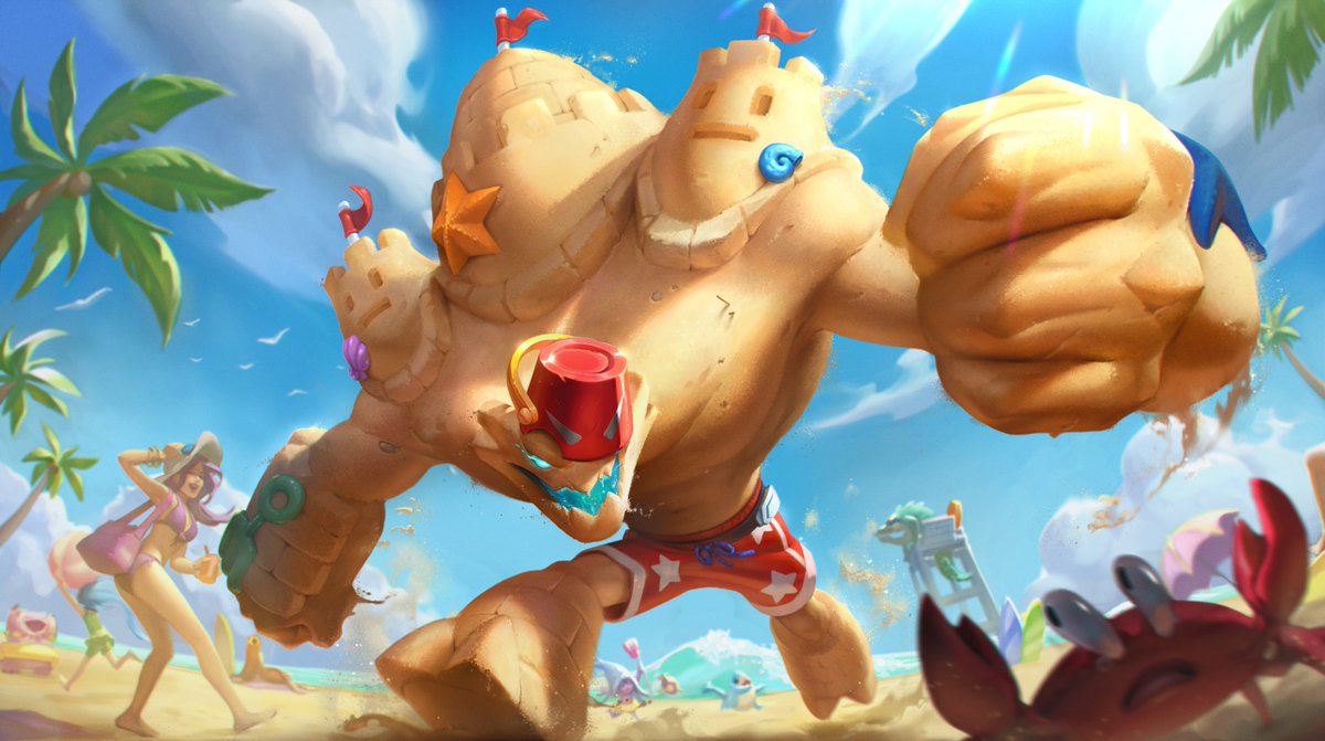 Pool Party Malphite!! 🏖️☀️