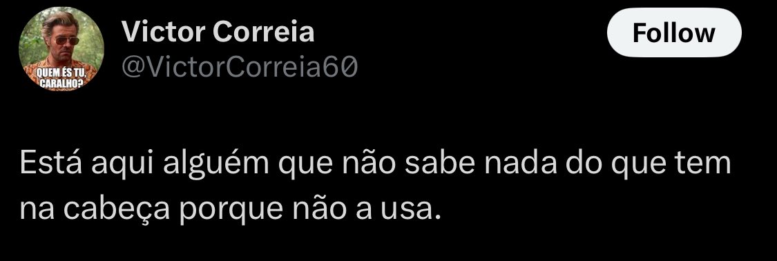 Ainda bem que admite. ☺️