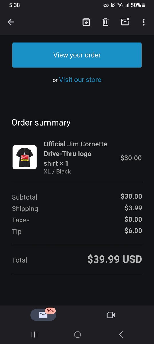 WFrankenbery's tweet photo. @GreatBrianLast @TheJimCornette Been waiting for some official show merch! https://t.co/UHvtf1NjPq