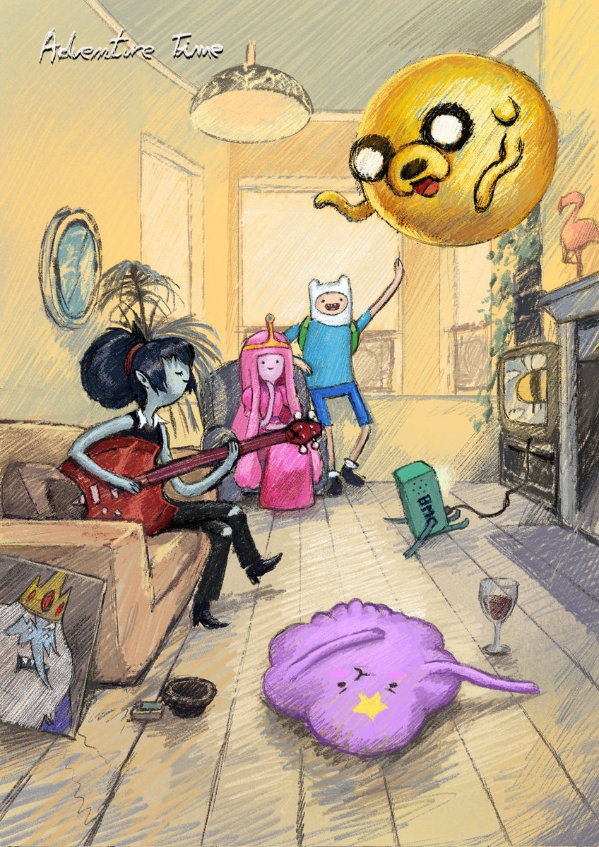New work Finished, Adventure Time version Definitely Maybe by Oasis